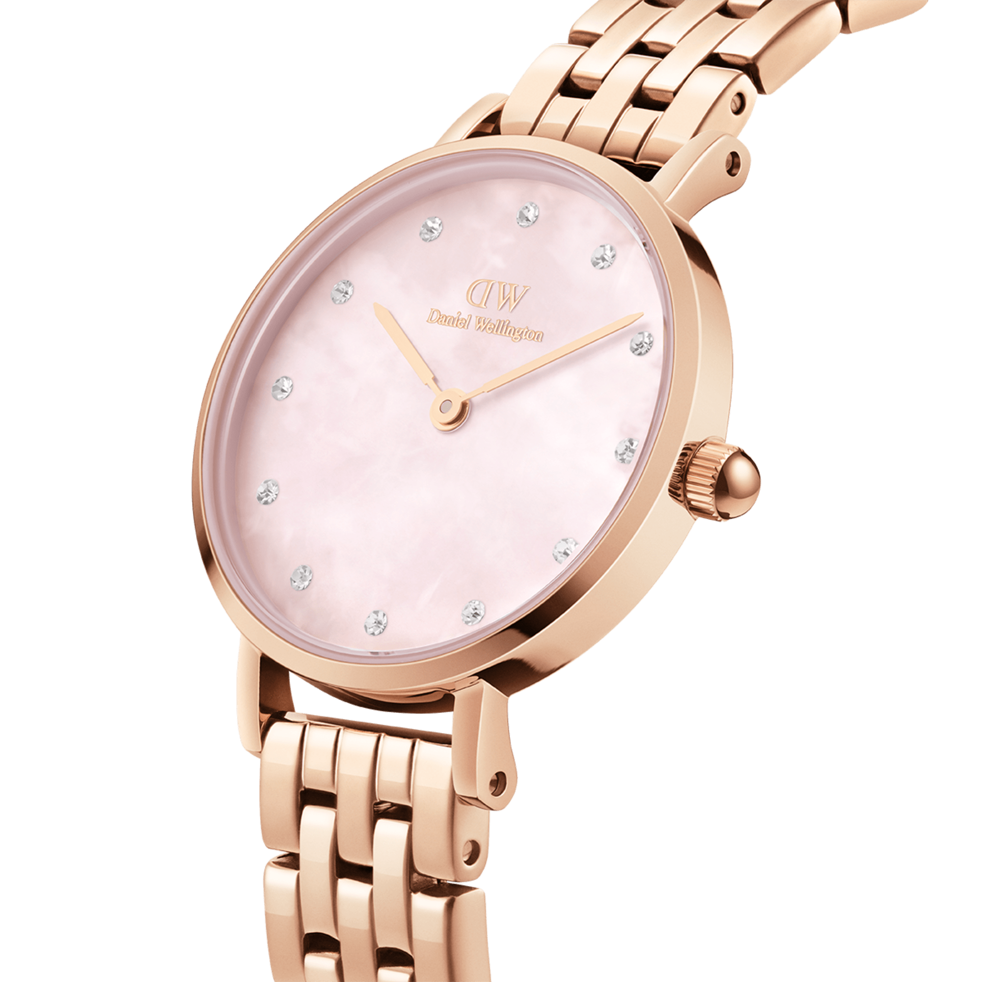 Petite Lumine 5 Link Melrose Pink MoP Rose Gold