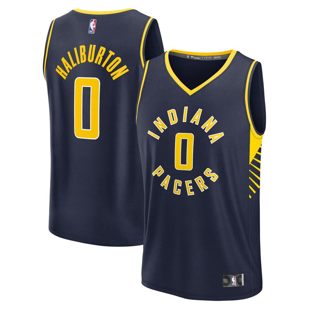 Tyrese Haliburton Indiana Pacers Fanatics Youth Fast Break Replica Player Jersey - Icon Edition - Navy