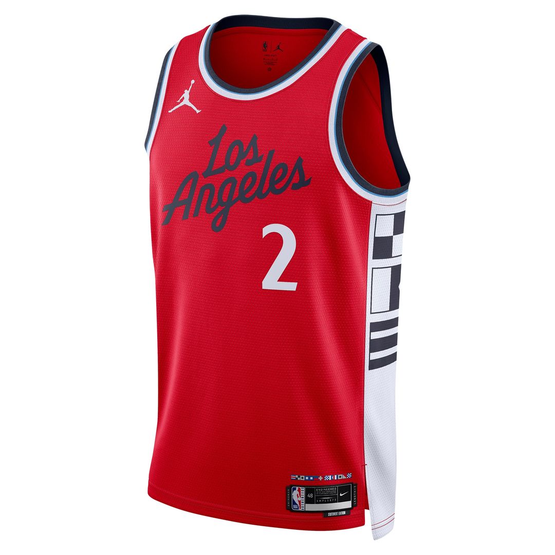 Kawhi Leonard LA Clippers Jordan Brand Unisex 2024/25 Swingman Jersey - Statement Edition - Red