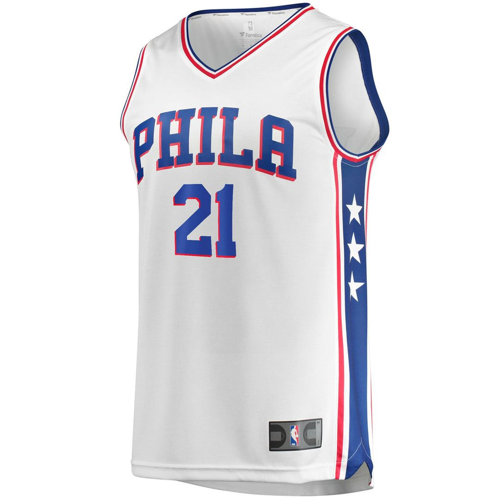 Joel Embiid Philadelphia 76ers Fanatics Fast Break Replica Player Jersey - Icon Edition - Royal