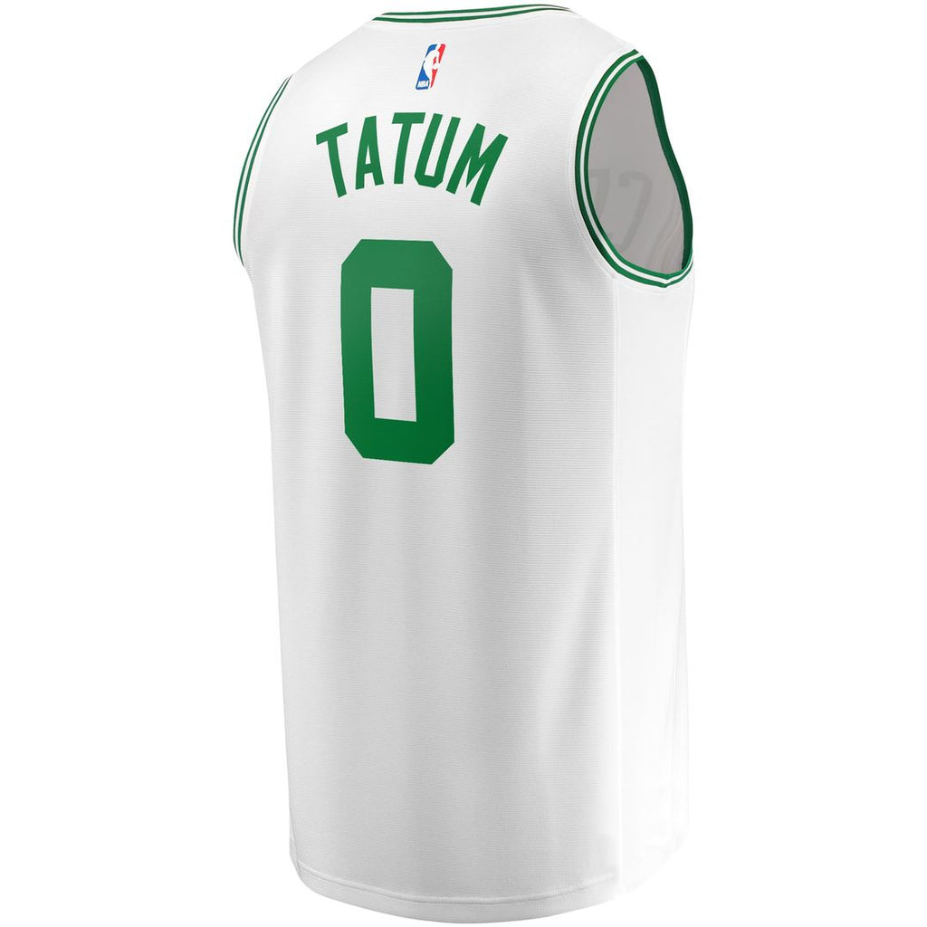 Jayson Tatum Boston Celtics Fanatics Fast Break Replica Away Jersey White - Association Edition