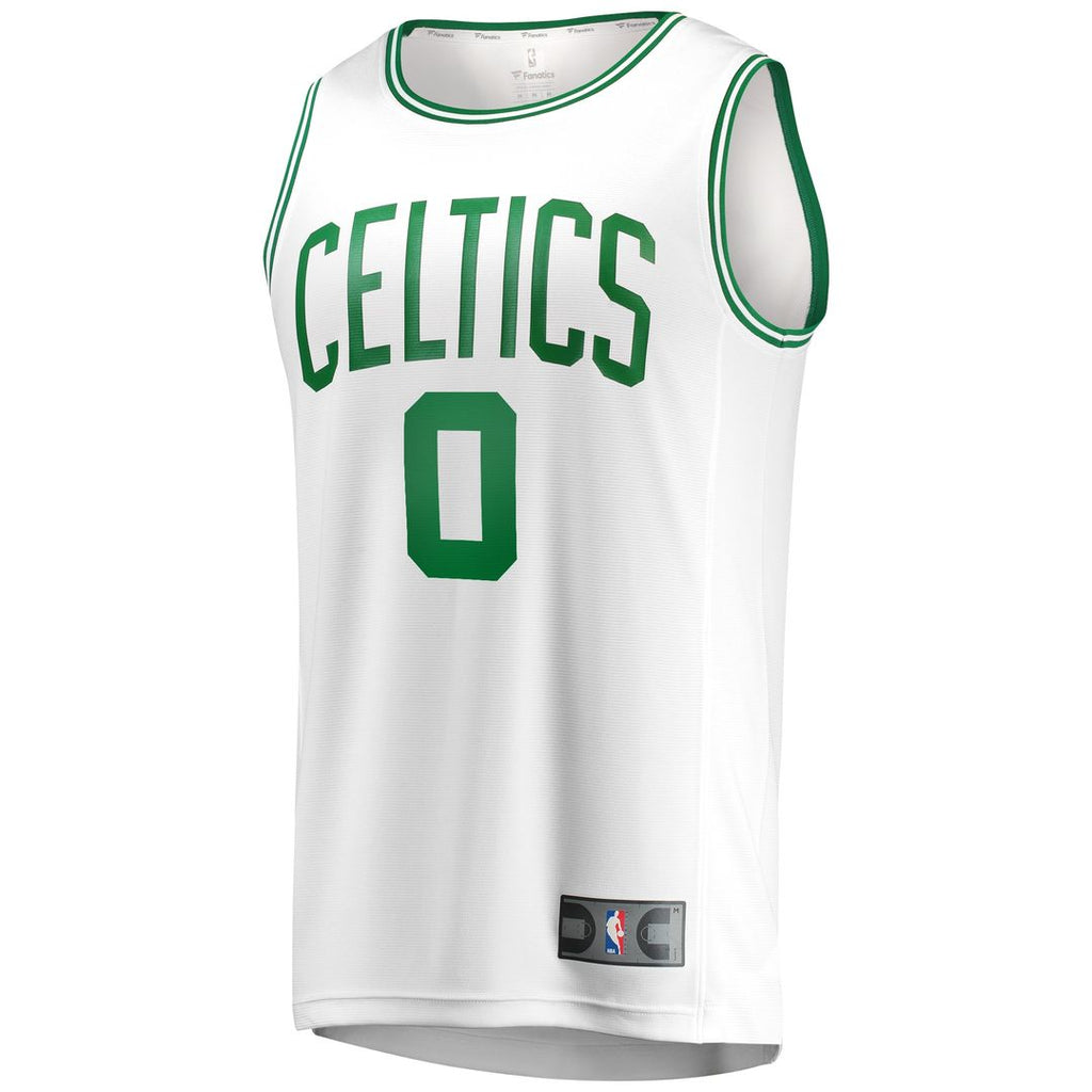 Jayson Tatum Boston Celtics Fanatics Fast Break Replica Away Jersey White - Association Edition