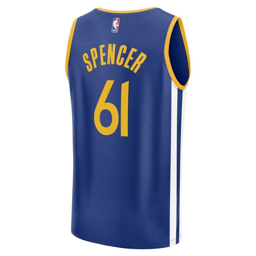 Pat Spencer Golden State Warriors Fanatics Fast Break Replica Player Jersey - Icon Edition - Royal