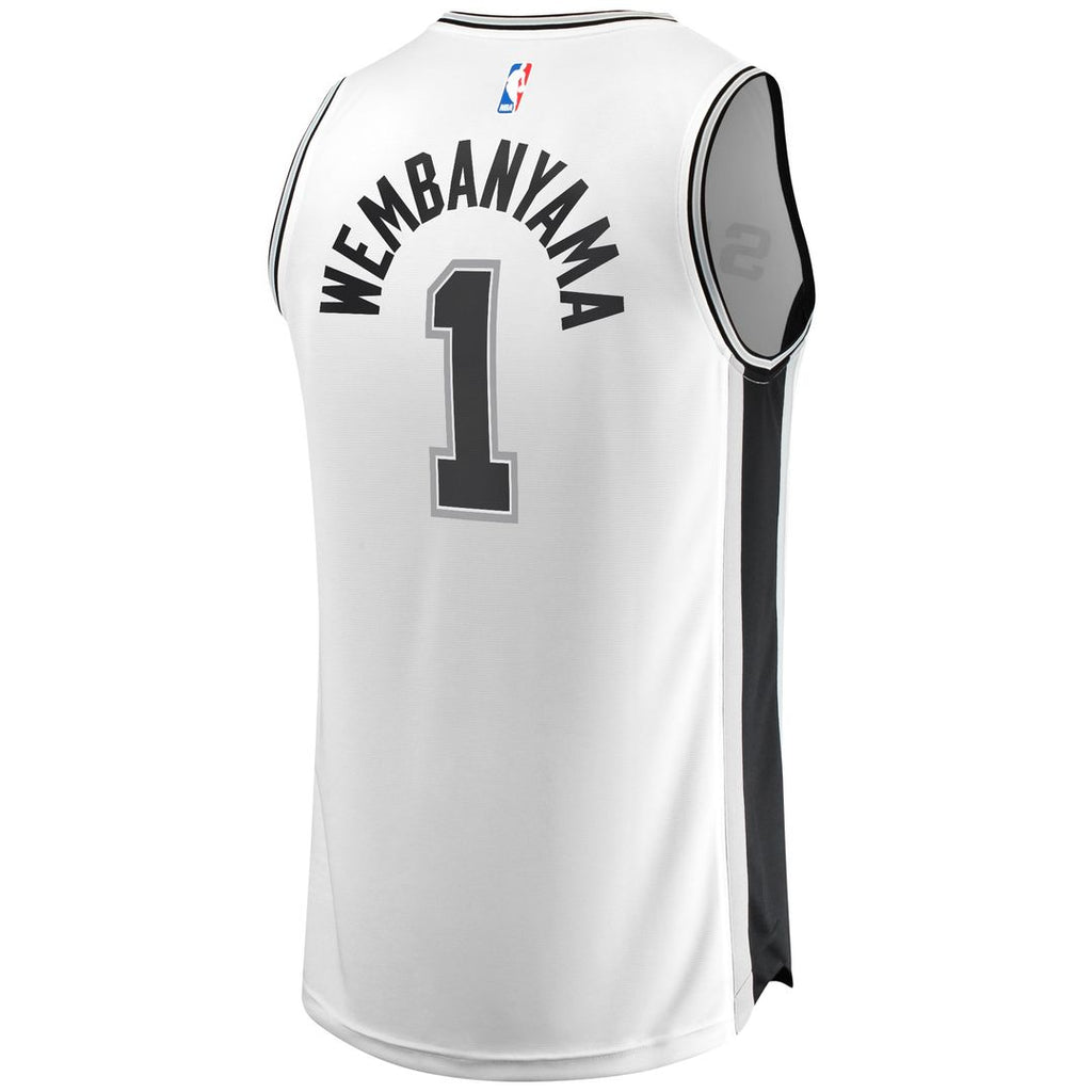 Victor Wembanyama San Antonio Spurs Fanatics Youth Fast Break Replica Player Jersey - Association Edition - White