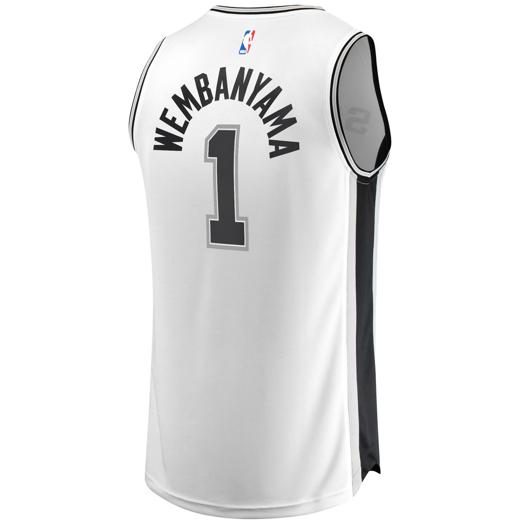 Victor Wembanyama San Antonio Spurs Fanatics Youth Fast Break Replica Player Jersey - Association Edition - White