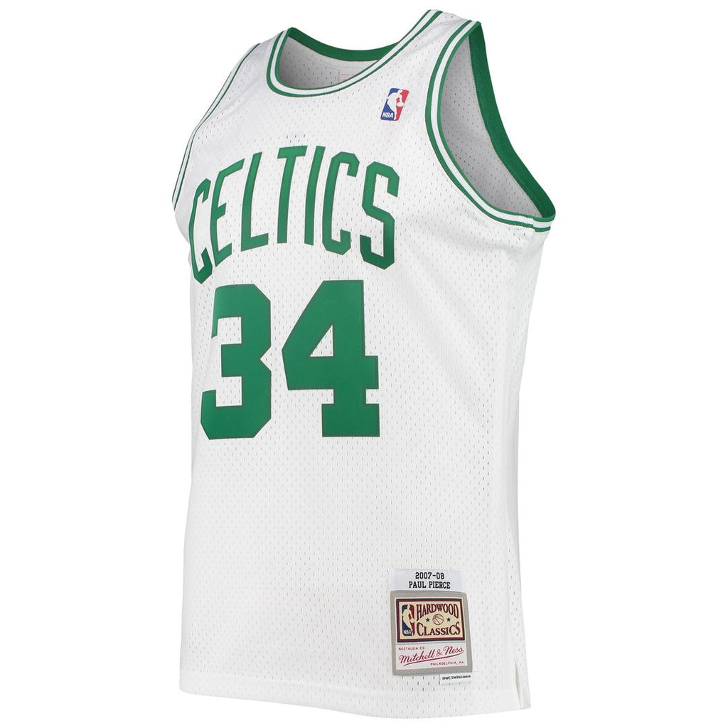 Paul Pierce Boston Celtics Mitchell & Ness Hardwood Classics Swingman Jersey - White