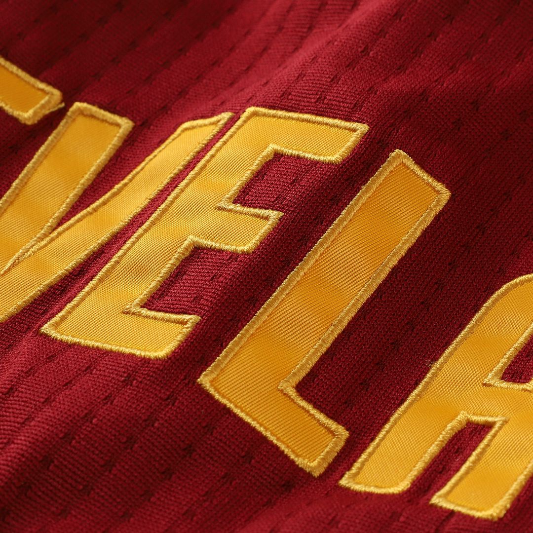 LeBron James Cleveland Cavaliers Mitchell & Ness Hardwood Classics 2015/16 Authentic Jersey - Wine