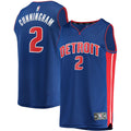 Cade Cunningham Detroit Pistons Fanatics Fast Break Replica Jersey - Icon Edition - Blue