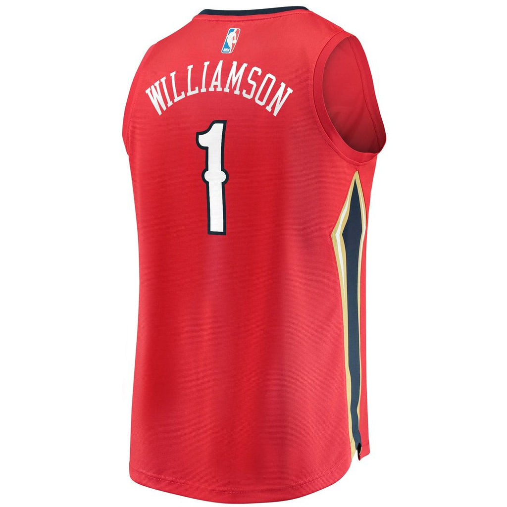 Zion Williamson New Orleans Pelicans Fanatics Replica Fast Break Jersey Red - Statement Edition
