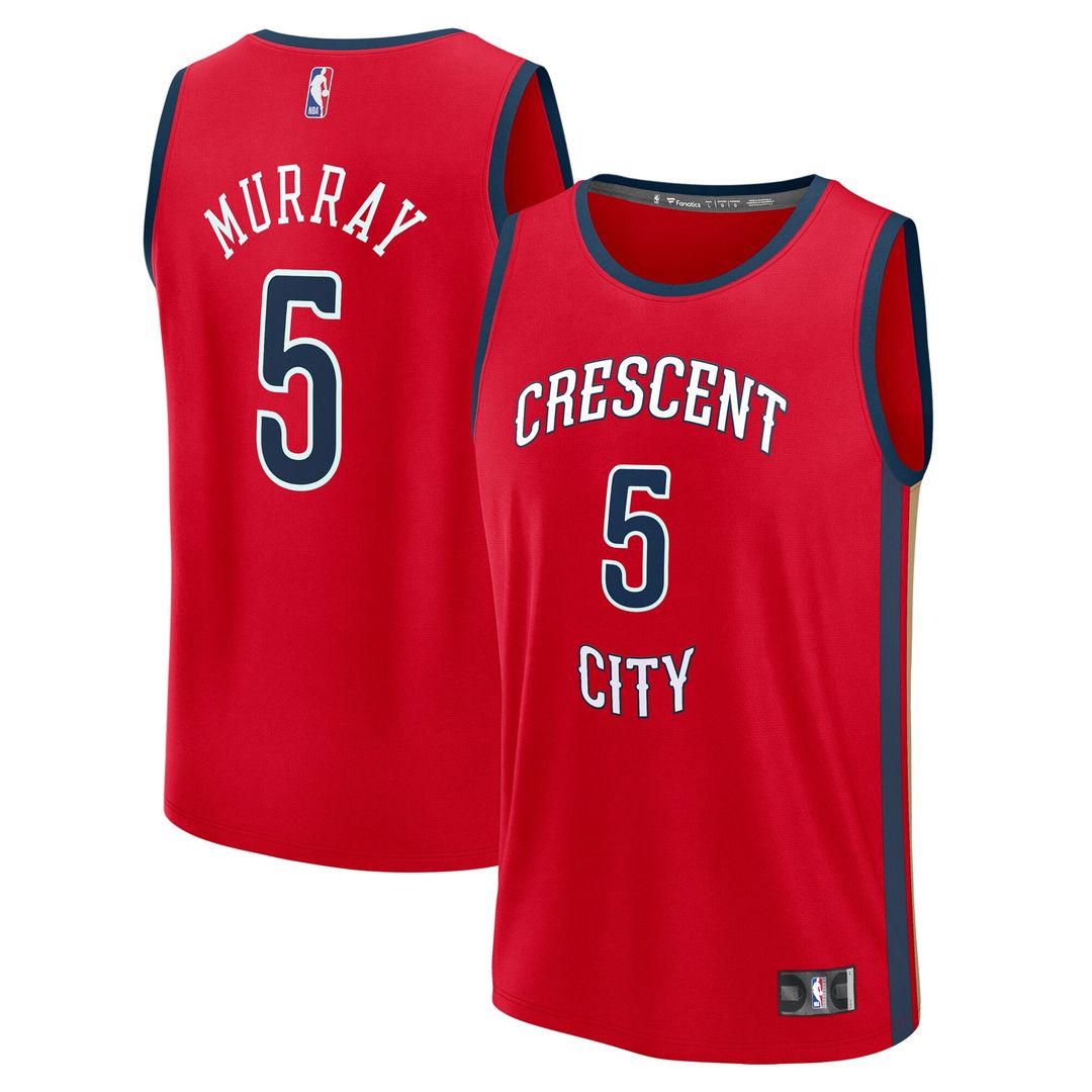 Dejounte Murray New Orleans Pelicans Fanatics Fast Break Replica Player Jersey - Statement Edition - Red