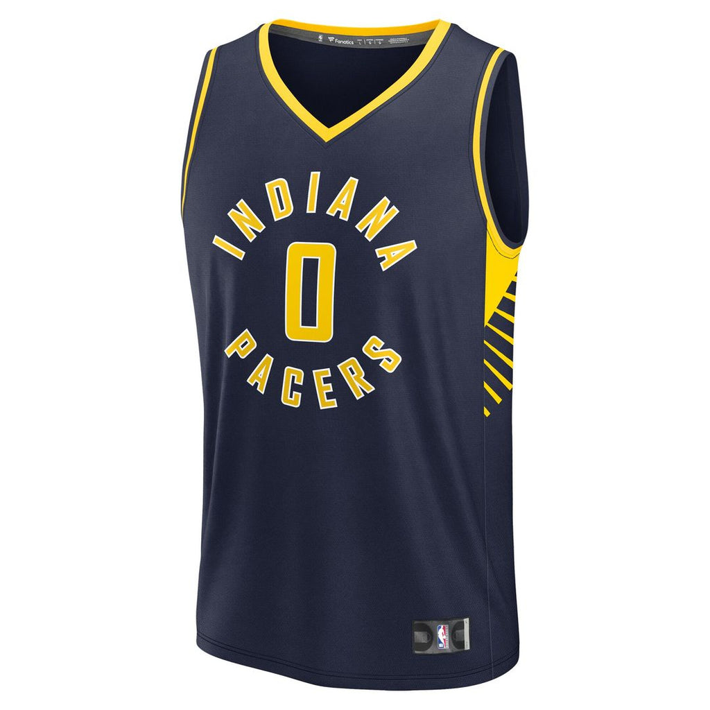 Tyrese Haliburton Indiana Pacers Fanatics Youth Fast Break Replica Player Jersey - Icon Edition - Navy