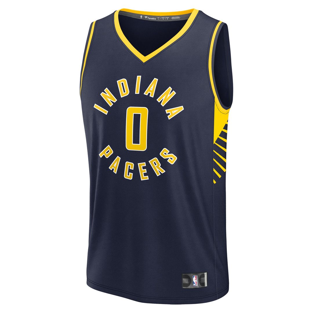 Tyrese Haliburton Indiana Pacers Fanatics Youth Fast Break Replica Player Jersey - Icon Edition - Navy