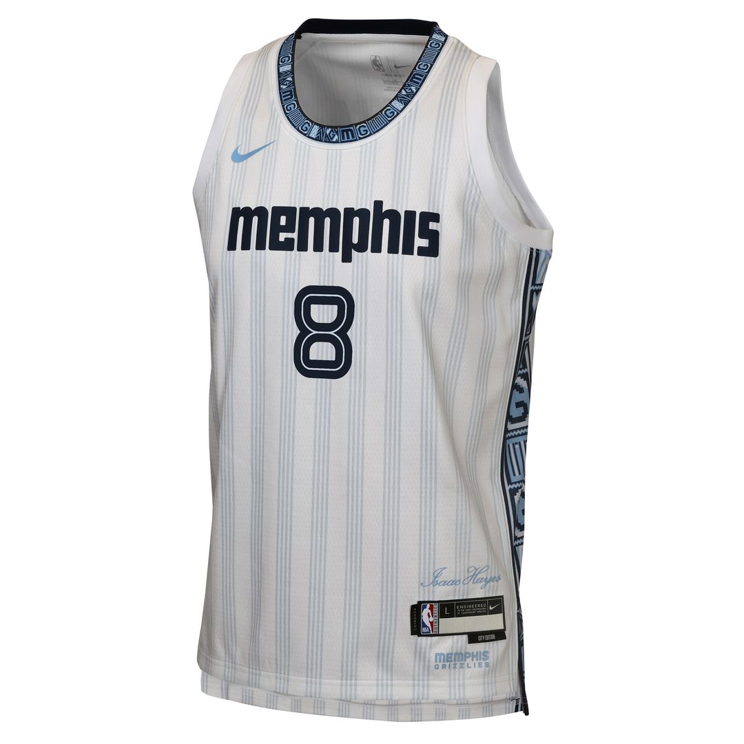 Jaren Jackson Jr. Memphis Grizzlies Nike Youth 2025/26 City Edition Swingman Jersey - White