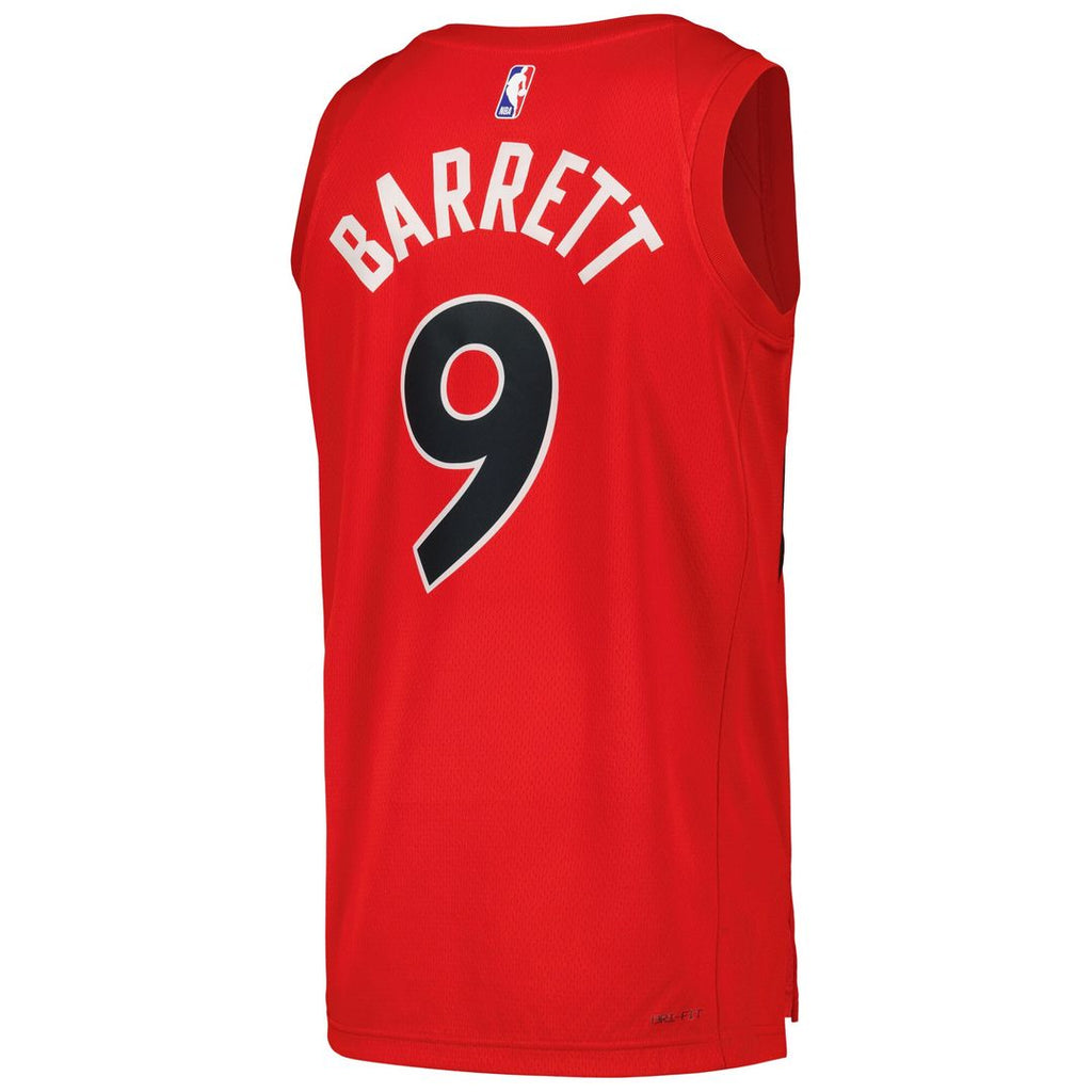 RJ Barrett Toronto Raptors Nike Unisex Swingman Player Jersey - Icon Edition - Red