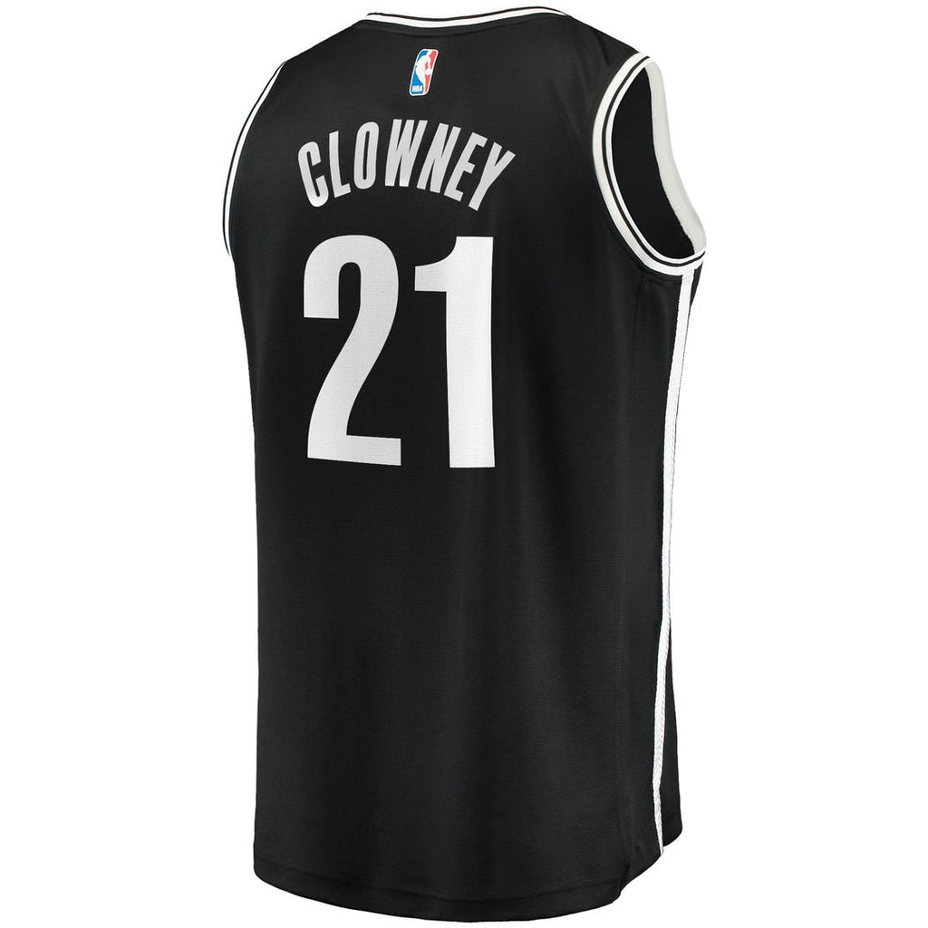 Noah Clowney Brooklyn Nets Fanatics Youth  Fast Break Replica Jersey - Icon Edition - Black