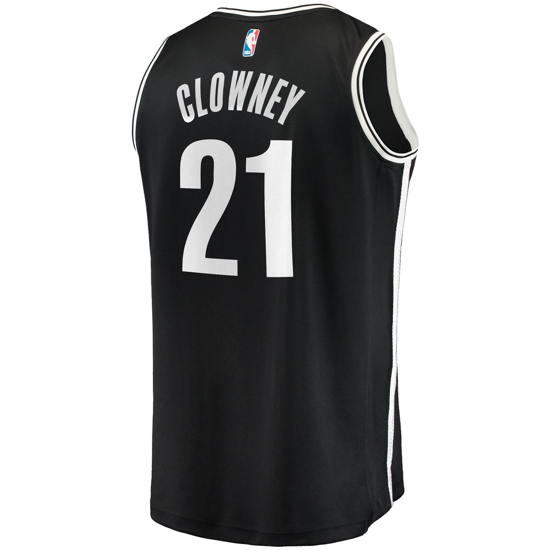 Noah Clowney Brooklyn Nets Fanatics Youth  Fast Break Replica Jersey - Icon Edition - Black