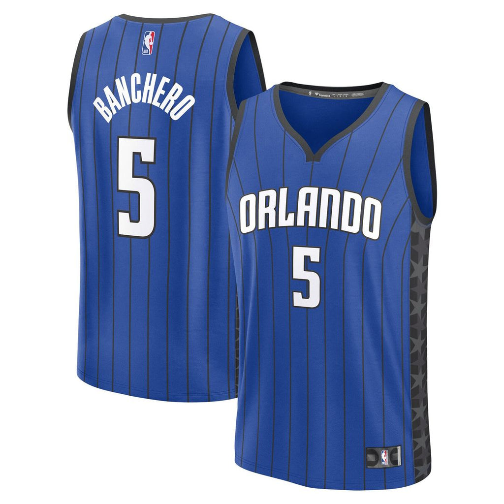 Paolo Banchero Orlando Magic Fanatics Youth Fast Break Replica Player Jersey - Statement Edition - Blue