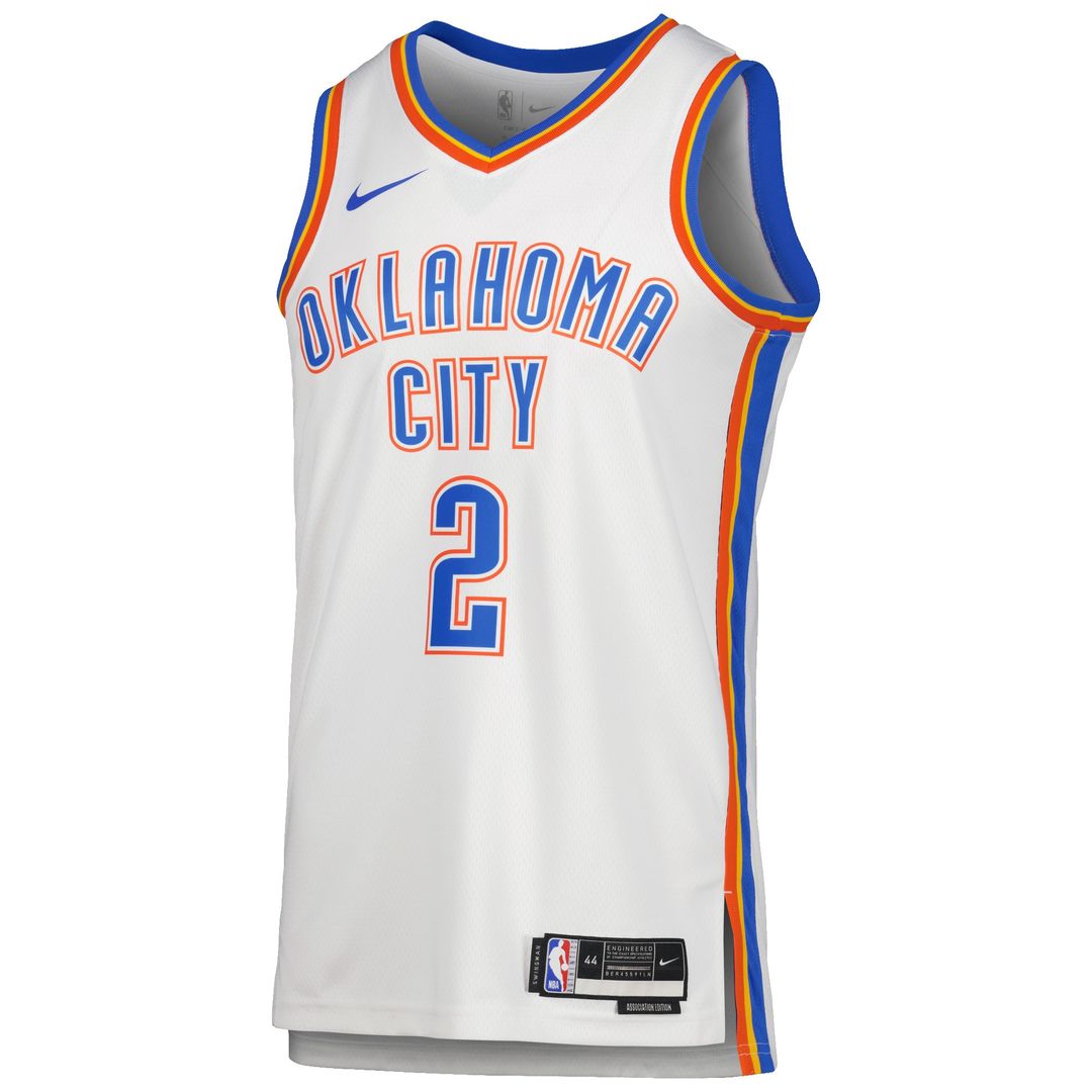 Shai Gilgeous-Alexander Oklahoma City Thunder Nike Unisex Swingman Jersey - Association Edition - White