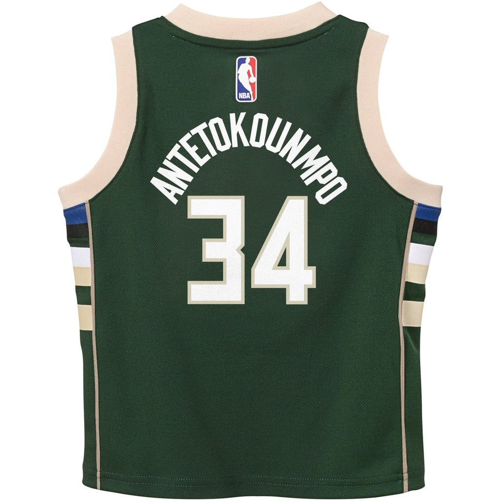 Giannis Antetokounmpo Milwaukee Bucks Nike Toddler Swingman Player Jersey - Icon Edition - Green