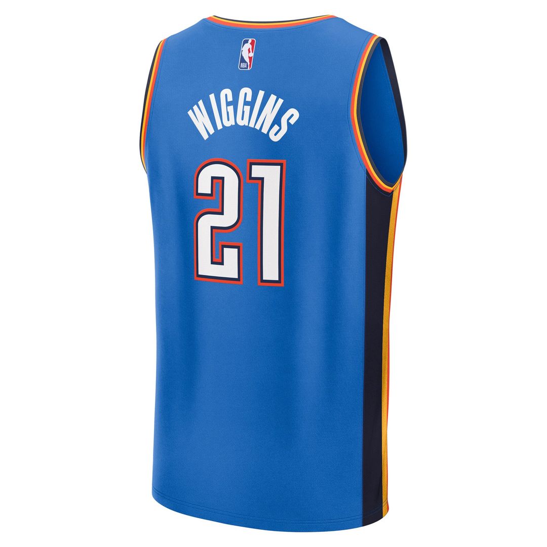 Aaron Wiggins Oklahoma City Thunder Fanatics Fast Break Replica Player Jersey - Icon Edition - Blue