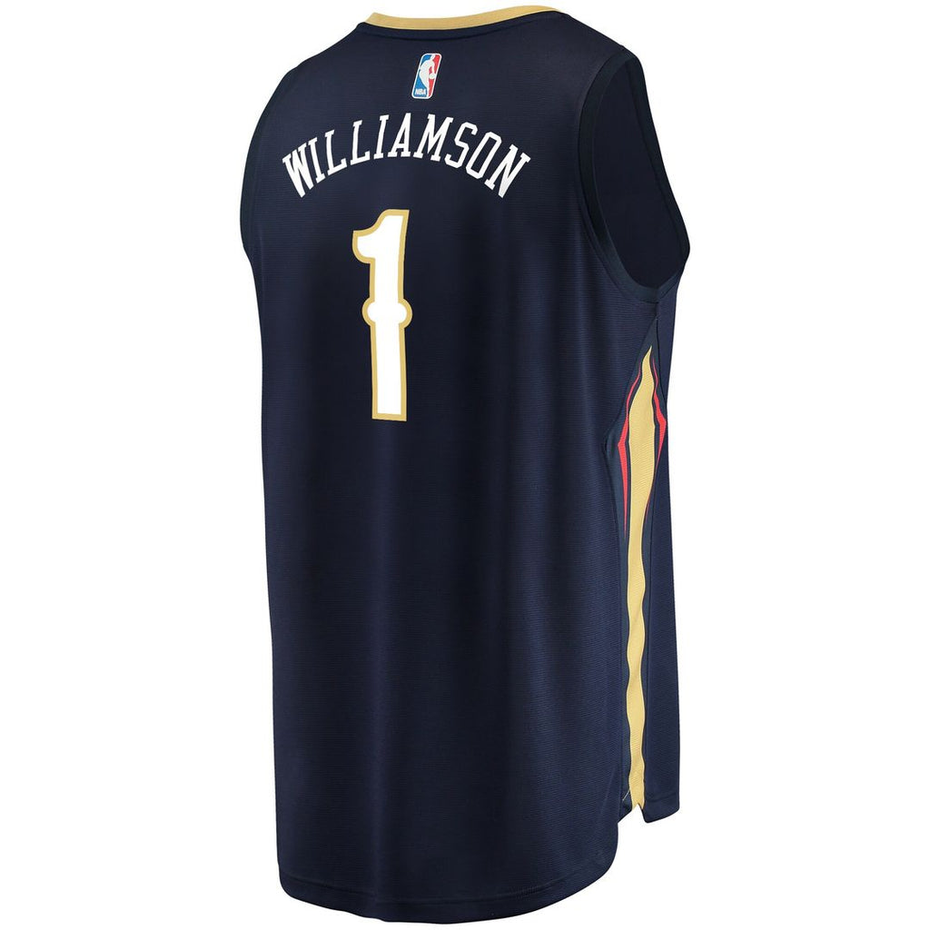 Zion Williamson New Orleans Pelicans Fanatics Fast Break Replica Jersey Navy - Icon Edition