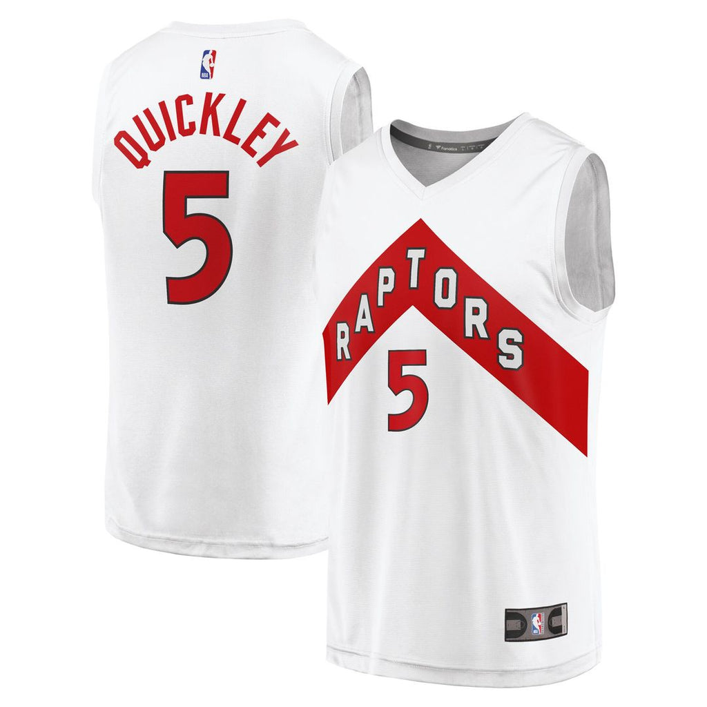 Immanuel Quickley Toronto Raptors Fanatics Fast Break Player Jersey - Association Edition - White