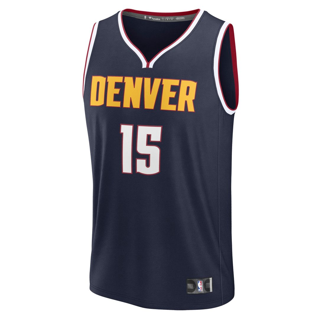 Nikola Jokic Denver Nuggets Fanatics Fast Break Replica Player Jersey - Icon Edition - Navy