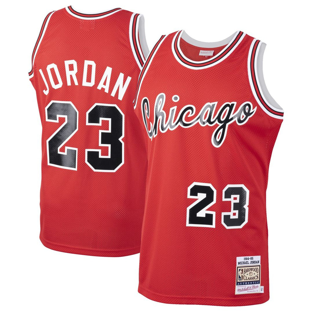 Michael Jordan Chicago Bulls Mitchell & Ness 1984/85 Hardwood Classics Rookie Authentic Jersey - Red