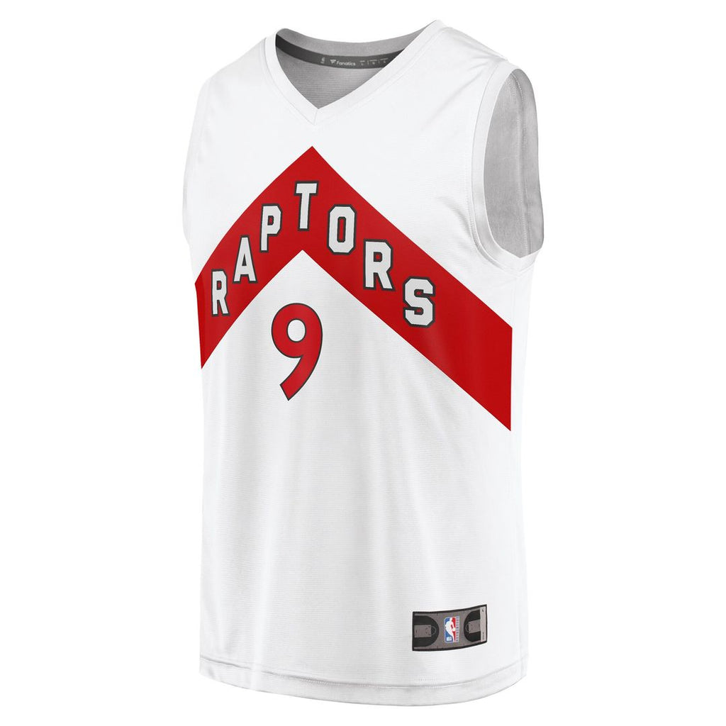 RJ Barrett Toronto Raptors Fanatics Fast Break Player Jersey - Association Edition - White