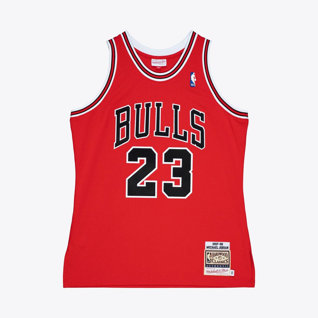 Michael Jordan Chicago Bulls Mitchell & Ness 1997-98 Authentic Jersey - Red