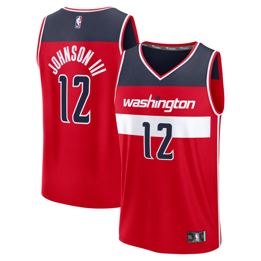 Tre Johnson III Washington Wizards Fanatics Fast Break Replica Jersey - Icon Edition - Red