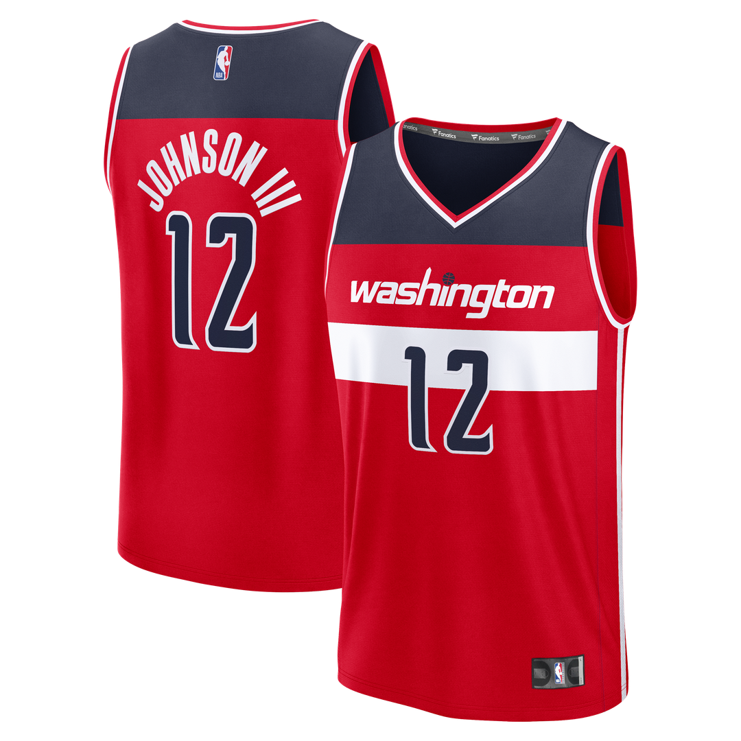 Tre Johnson III Washington Wizards Fanatics Fast Break Replica Jersey - Icon Edition - Red
