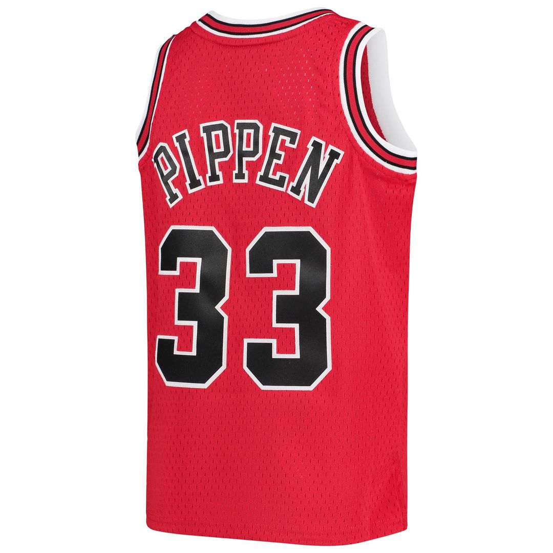Scottie Pippen Chicago Bulls Mitchell & Ness Youth Hardwood Classics Swingman Throwback Jersey - Black