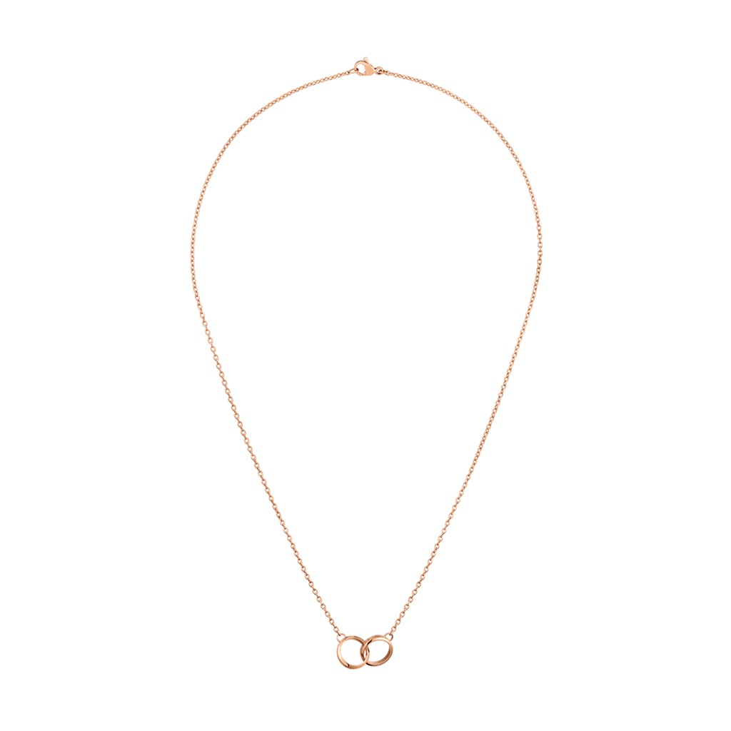 Elan Unity Necklace Rose Gold