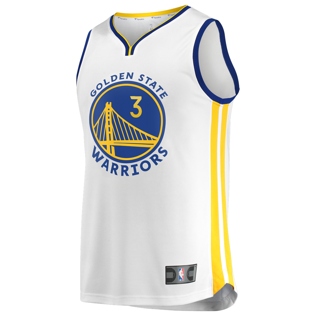 Will Richard Golden State Warriors Fanatics Fast Break Replica Jersey - White - Association Edition
