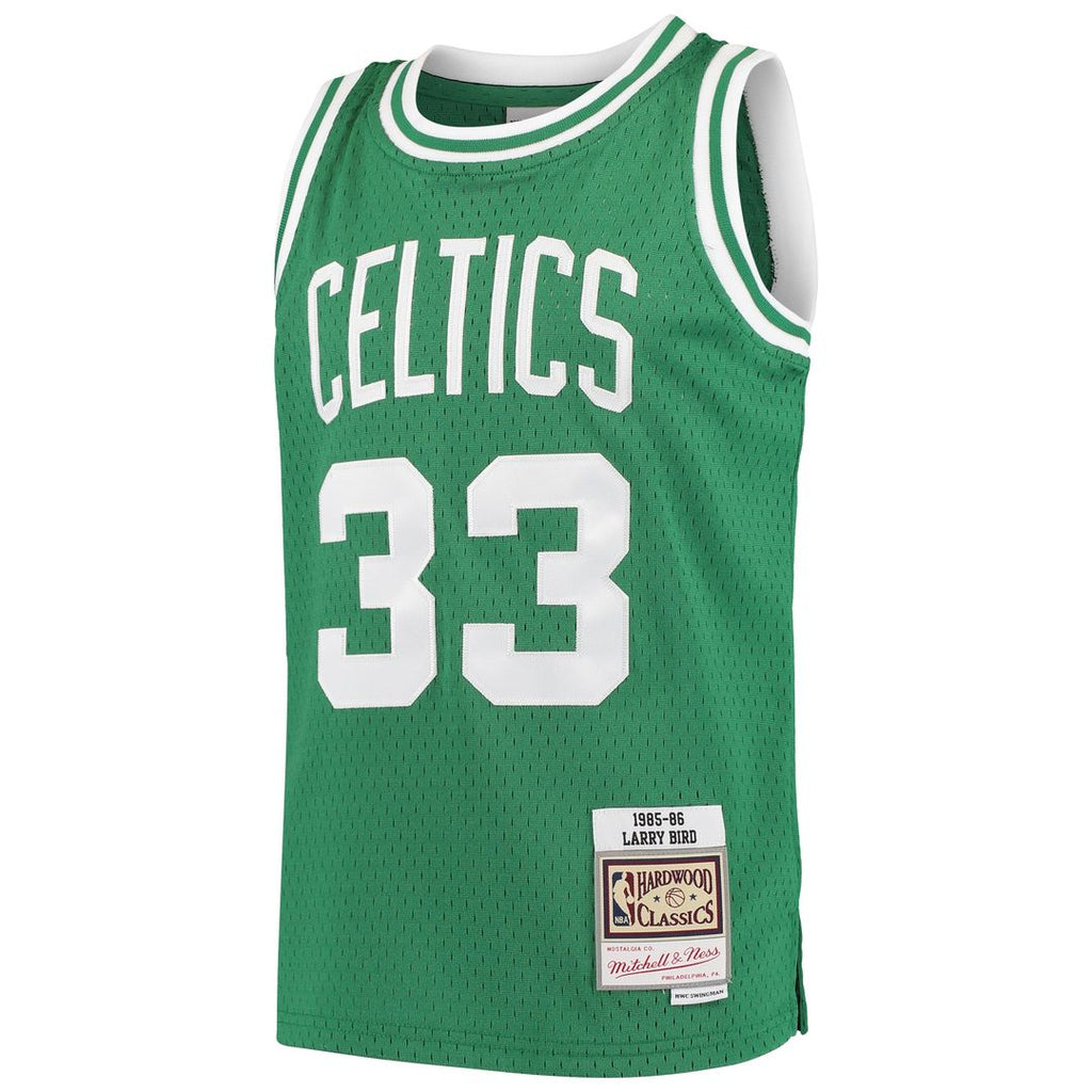 Larry Bird Boston Celtics Mitchell & Ness Youth Hardwood Classics Swingman Throwback Jersey - Kelly Green