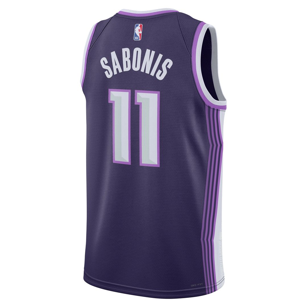 Domantas Sabonis Sacramento Kings Nike Unisex 2025/26 Swingman Jersey - Purple - City Edition