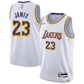 LeBron James Los Angeles Lakers Nike Youth Swingman Jersey - Association Edition - White