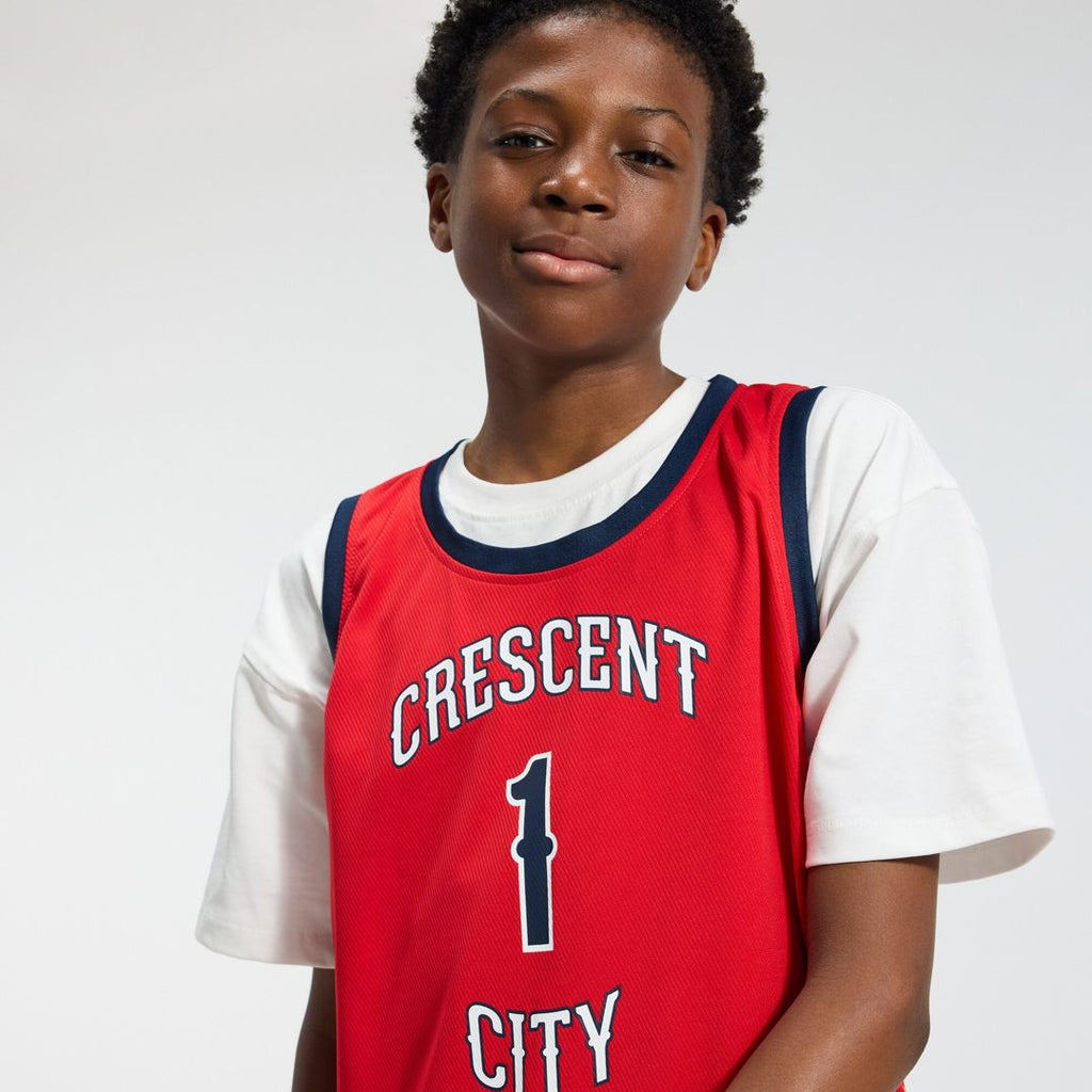 Zion Williamson New Orleans Pelicans Fanatics Youth Fast Break Player Jersey - Statement Edition - Red