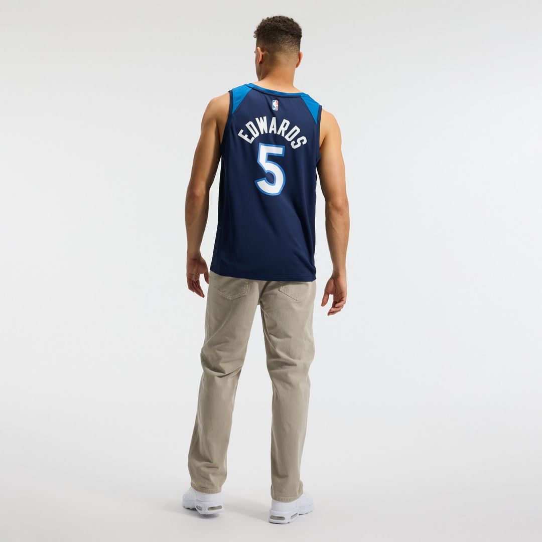 Anthony Edwards Minnesota Timberwolves Fanatics Fast Break Replica Player Jersey - Icon Edition - Navy