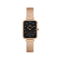 Quadro Lumine Pressed Piano Black MoP Rose Gold