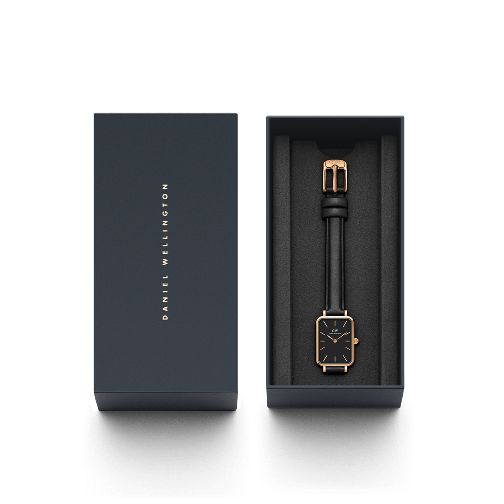 Quadro Pressed Sheffield Black Rose Gold