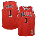 Derrick Rose Chicago Bulls Mitchell & Ness Youth 2008/09 Hardwood Classics Swingman Jersey - Red