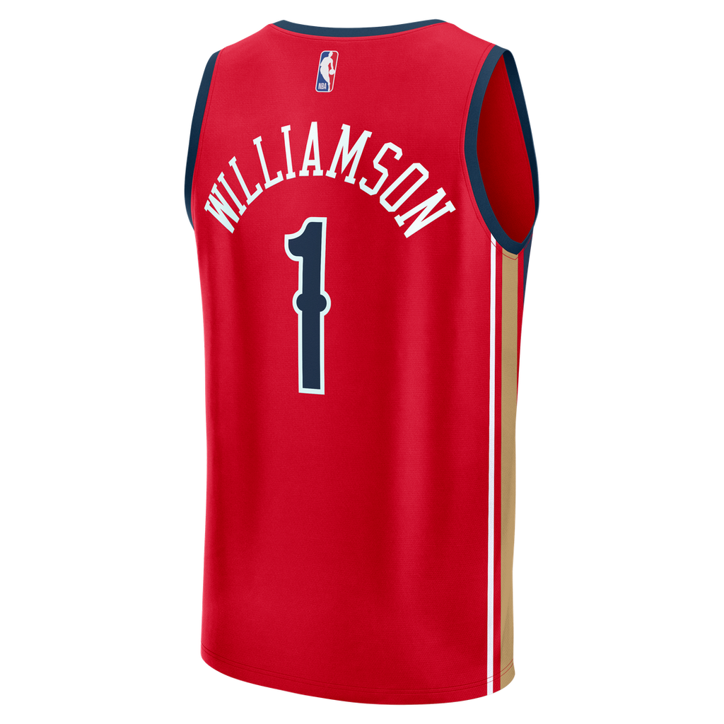 Zion Williamson New Orleans Pelicans Fanatics Youth Fast Break Player Jersey - Statement Edition - Red