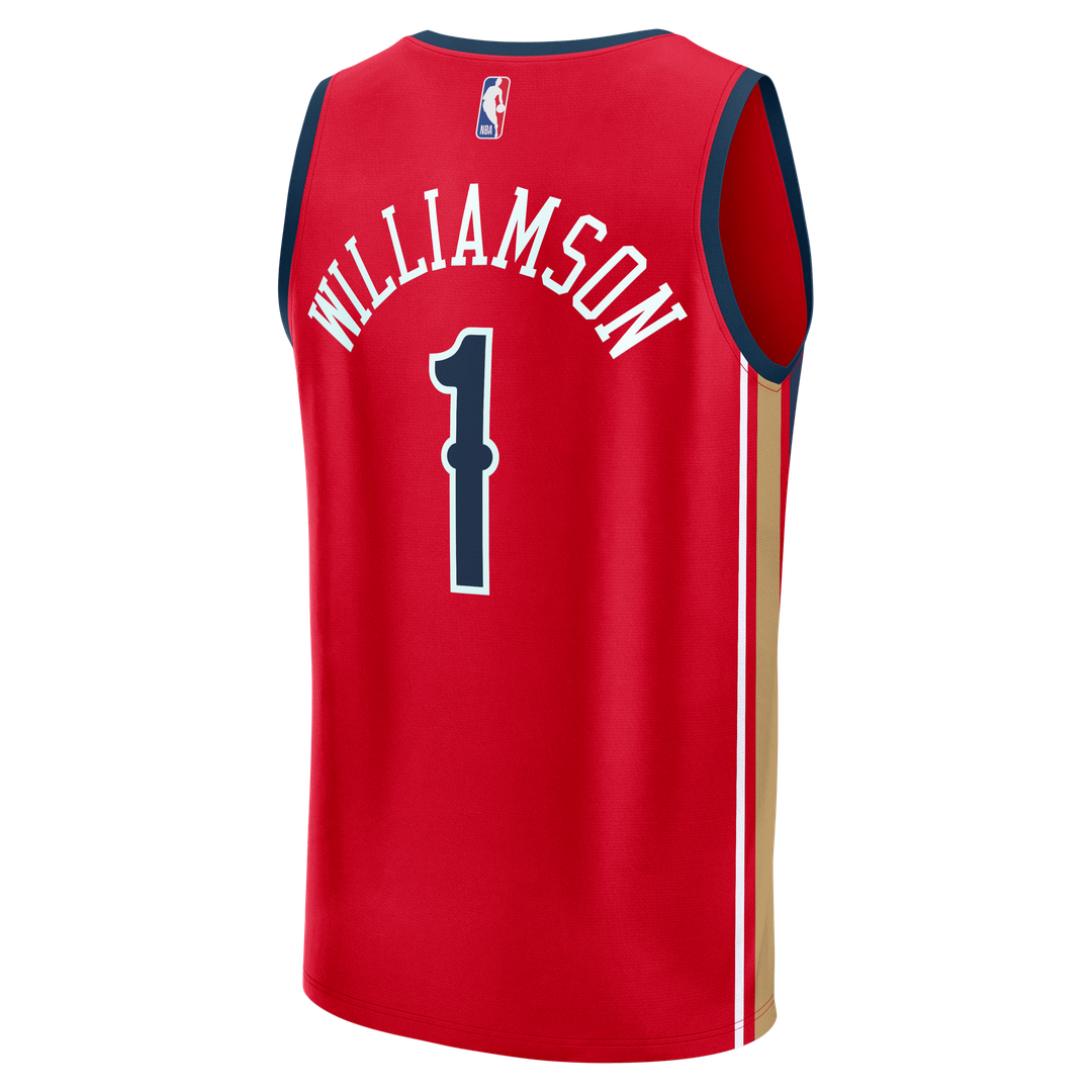 Zion Williamson New Orleans Pelicans Fanatics Youth Fast Break Player Jersey - Statement Edition - Red