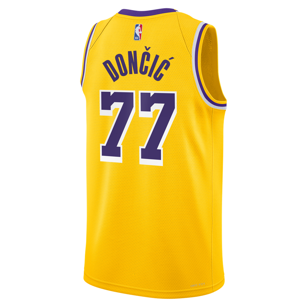 Luka Dončić Los Angeles Lakers Nike Youth Swingman Jersey - Icon Edition - Gold