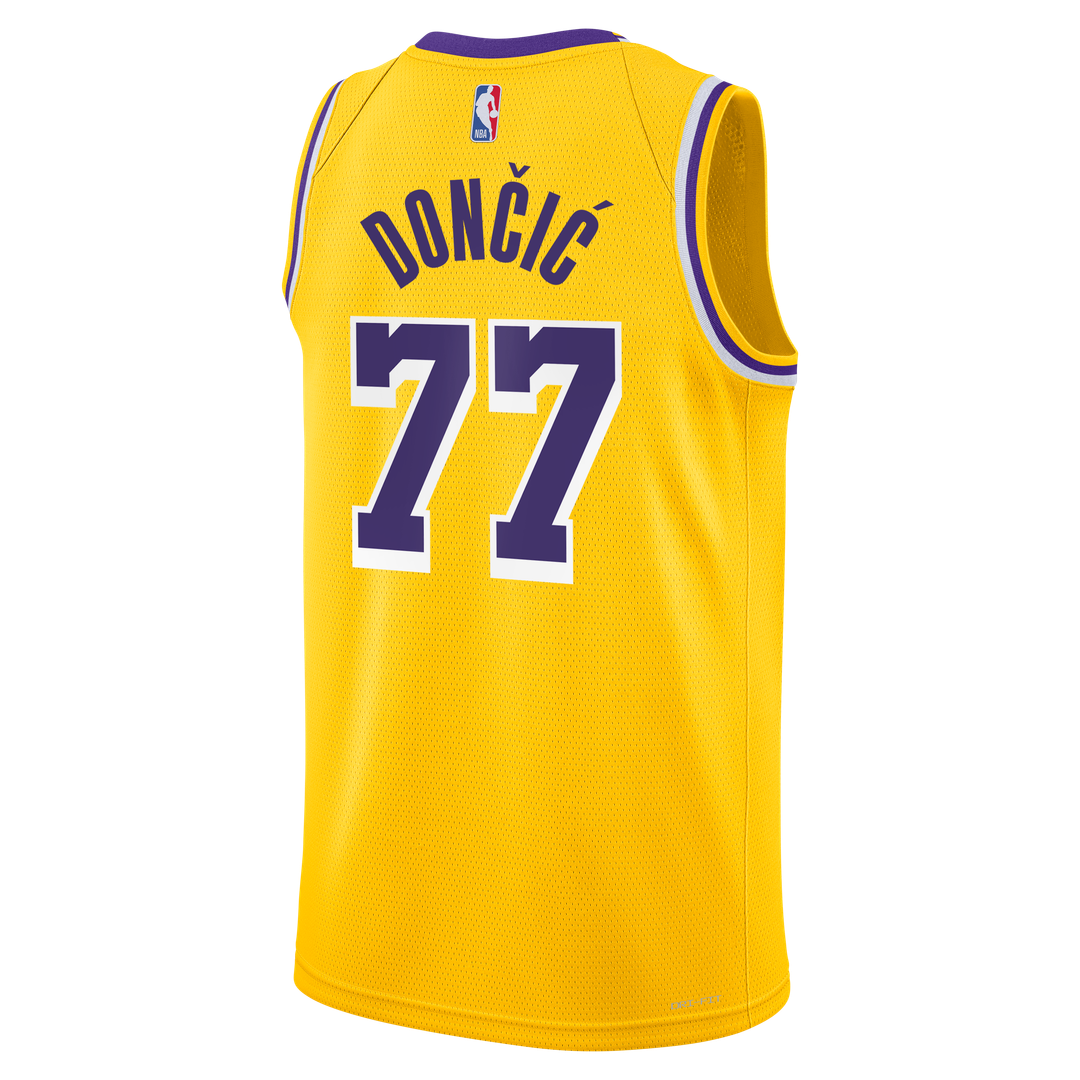 Luka Dončić Los Angeles Lakers Nike Youth Swingman Jersey - Icon Edition - Gold