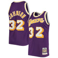 Magic Johnson Los Angeles Lakers Mitchell & Ness 1984/85 Hardwood Classics Authentic Jersey - Purple
