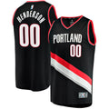 Scoot Henderson Portland Trail Blazers Fanatics  Fast Break Replica Jersey - Icon Edition - Black