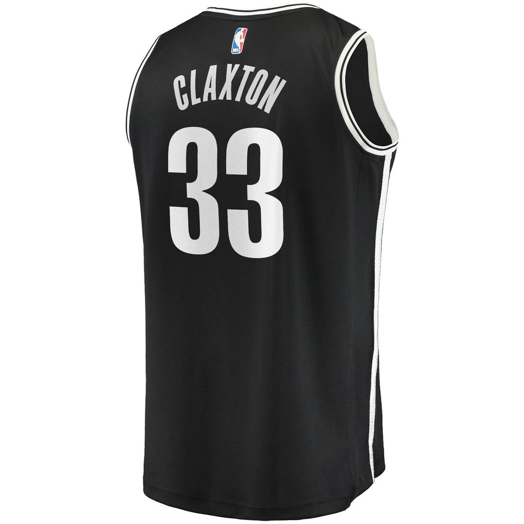 Nicolas Claxton Brooklyn Nets Fanatics Fast Break Replica Jersey - Icon Edition - Black